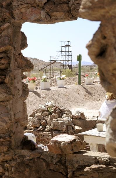 Historic mining site near Quartzsite, Arizona